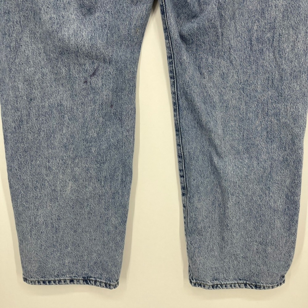 Levis 94 Baggy Jeans Womens 34 Light Wash Blue Denim Relaxed Wide Leg - Picture 14 of 16